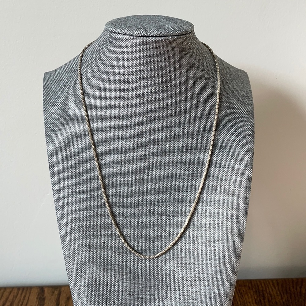 silver necklace
